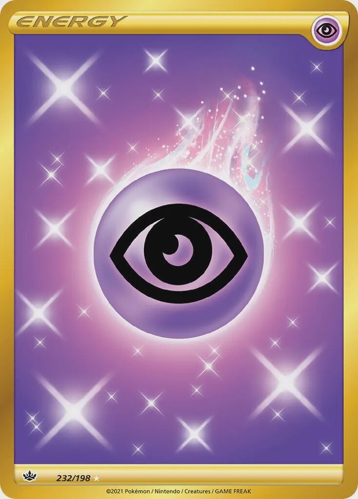 Psychic Energy - Secret Rare - Chilling Reign - 232