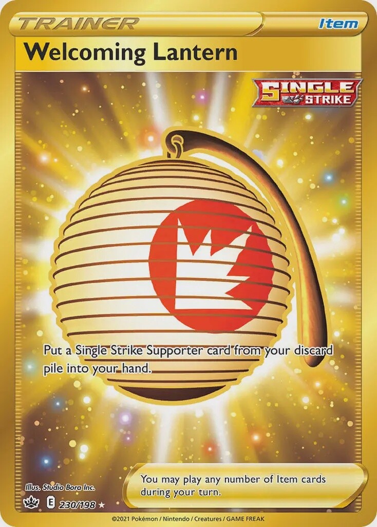 Welcoming Lantern - Secret Rare - Chilling Reign - 230