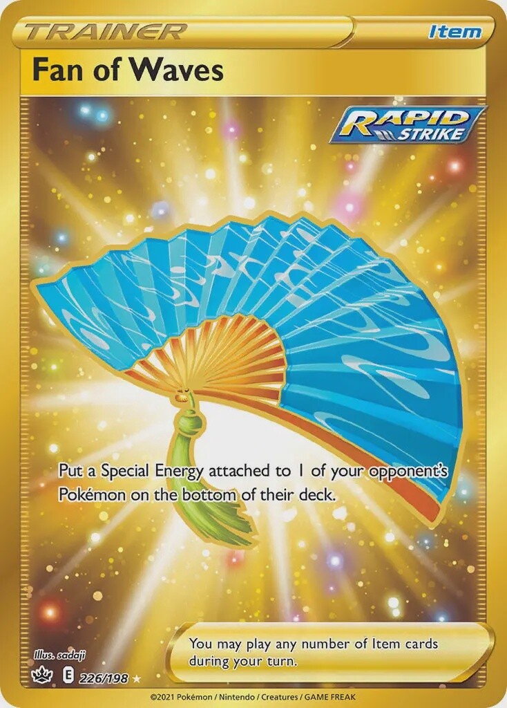 Fan of Waves - Secret Rare - Chilling Reign - 226