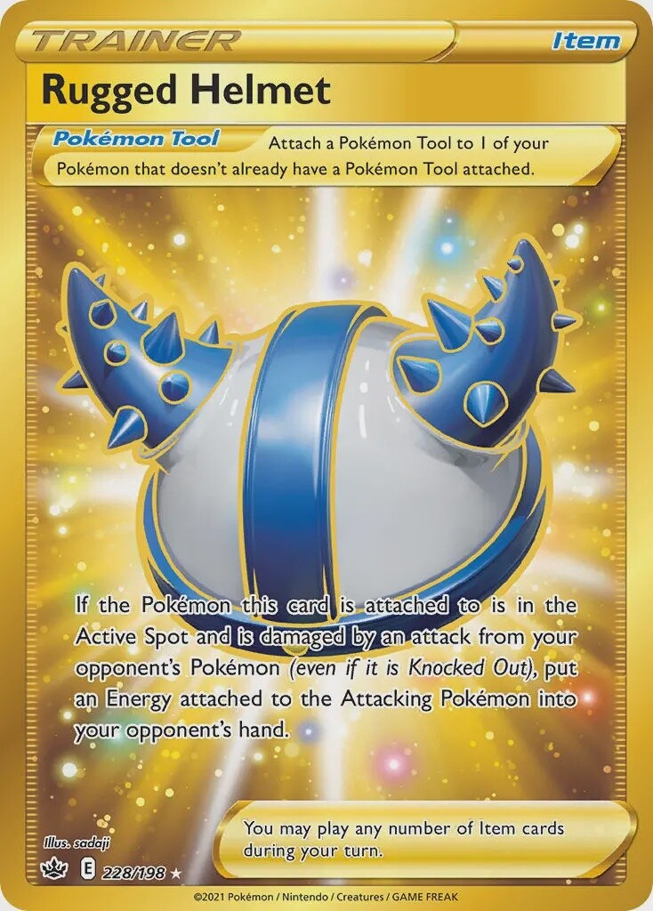 Rugged Helmet - Secret Rare - Chilling Reign - 228