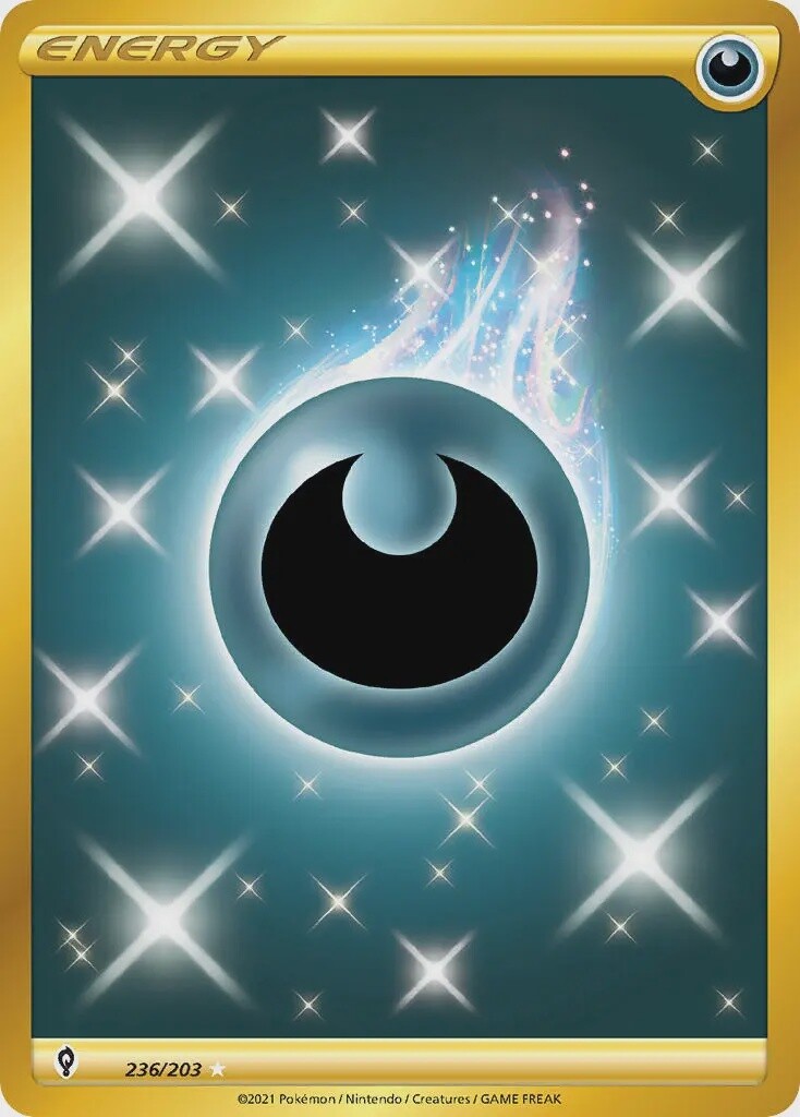 Darkness Energy - Secret Rare - Evolving Skies - 236
