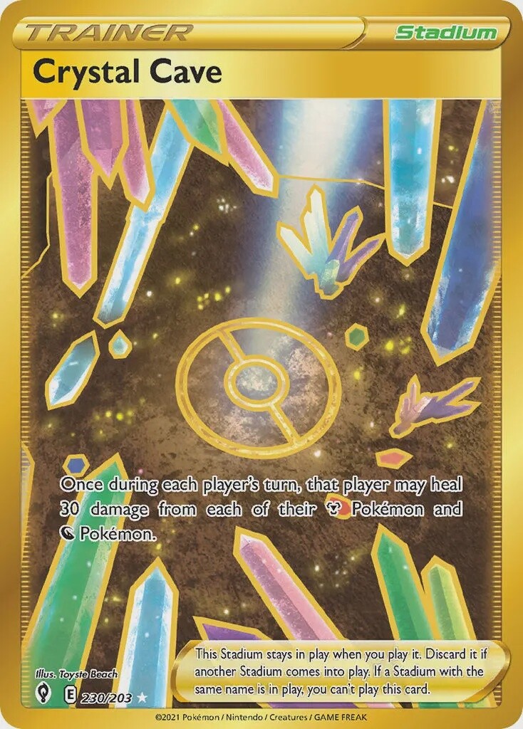 Crystal Cave - Secret Rare - Evolving Skies - 230