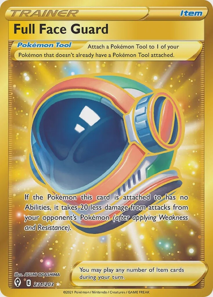 Full Face Guard - Secret Rare - Evolving Skies - 231