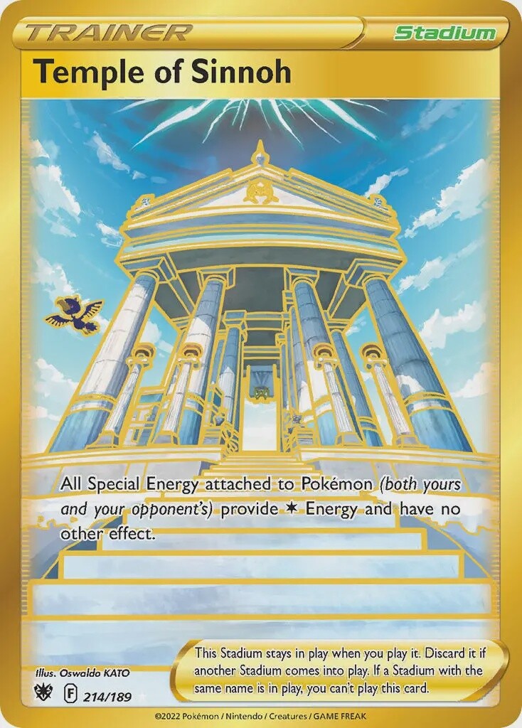 Temple of Sinnoh - Secret Rare - Astral Radiance - 214