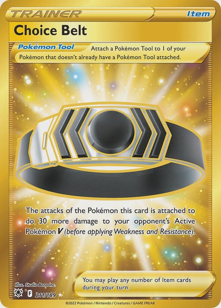Choice Belt - Secret Rare - Astral Radiance - 211