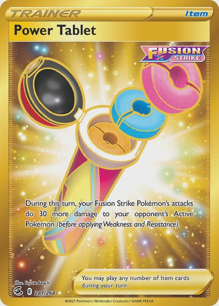 Power Tablet - Secret Rare - Fusion Strike - 281