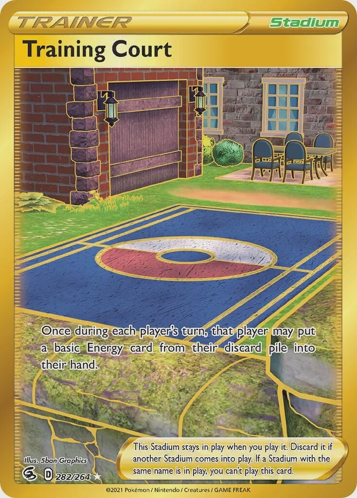 Training Court - Secret Rare - Fusion Strike - 282