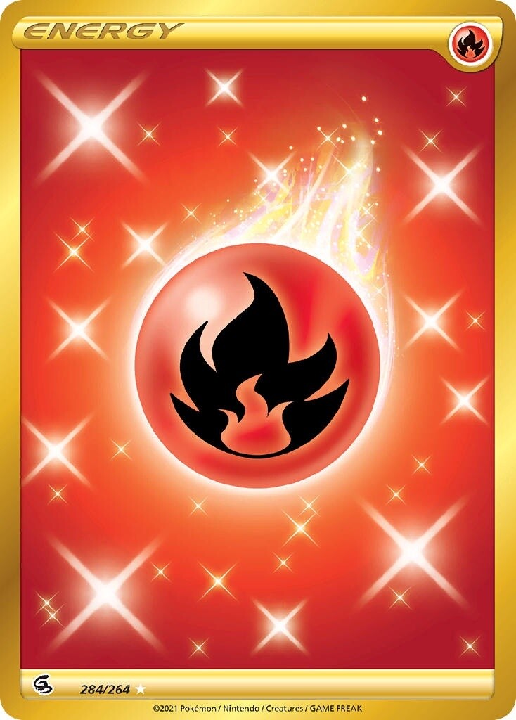 Fire Energy - Secret Rare - Fusion Strike - 284