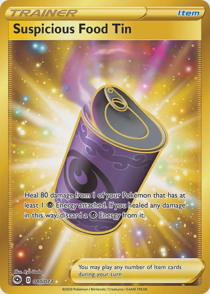 Suspicious Food Tin - Secret Rare - Champion’s Path - 80