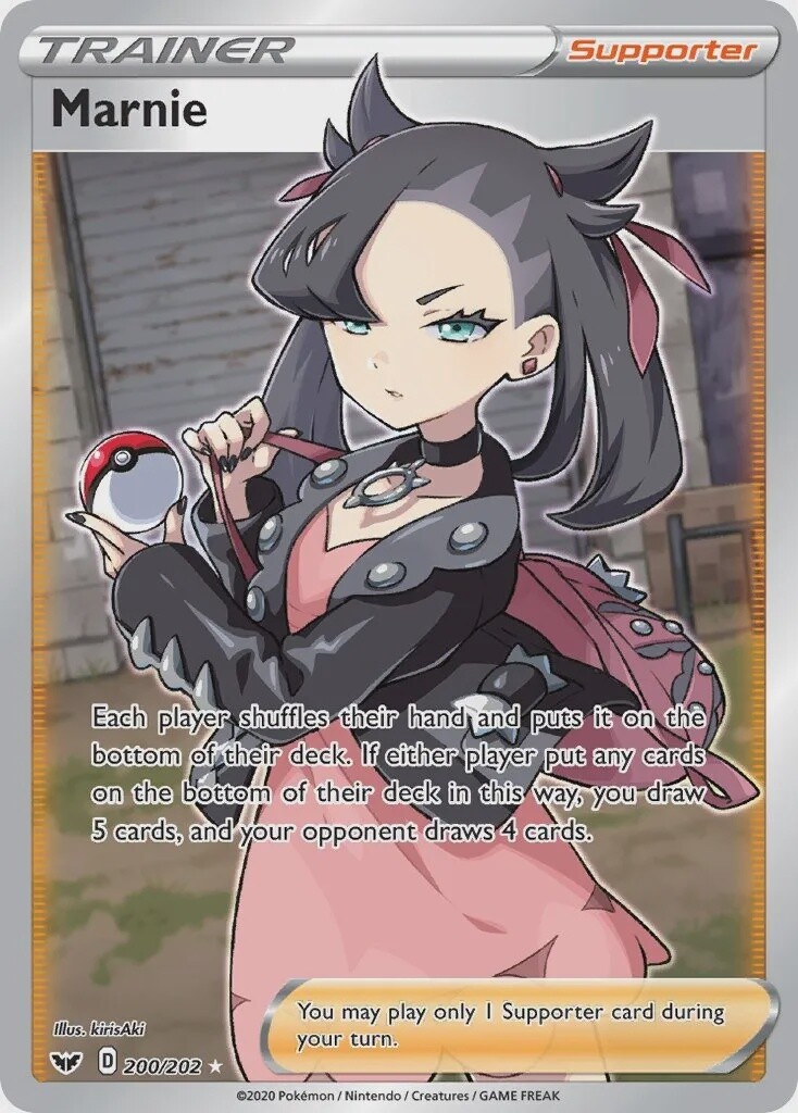 Marnie - Ultra Rare - Sword &amp; Shield - 200