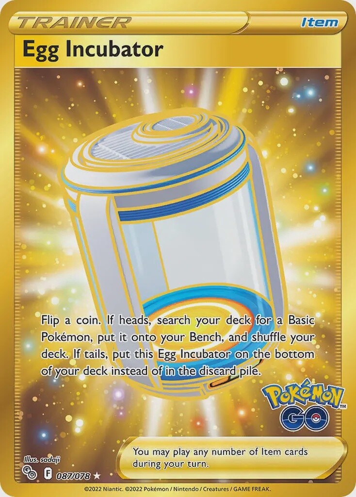 Egg Incubator - Secret Rare - Pokémon GO - 87