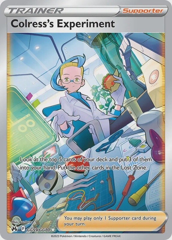 Colress&#39;s Experiment - Ultra Rare - Crown Zenith - GG59