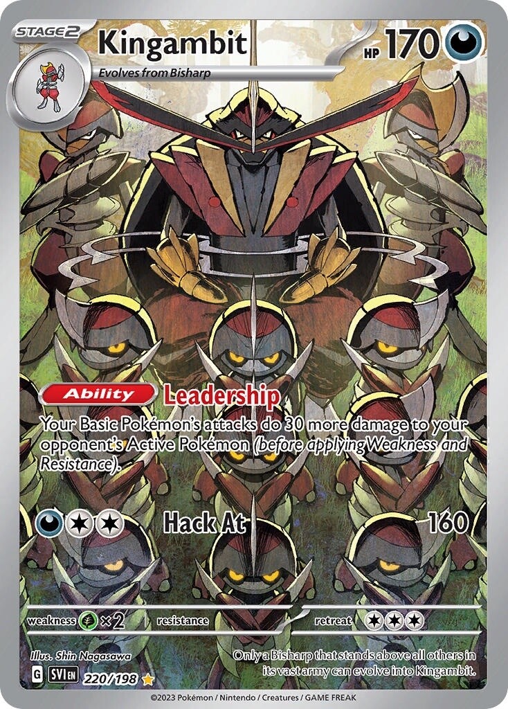Kingambit - Illustration Rare - Scarlet &amp; Violet - 220