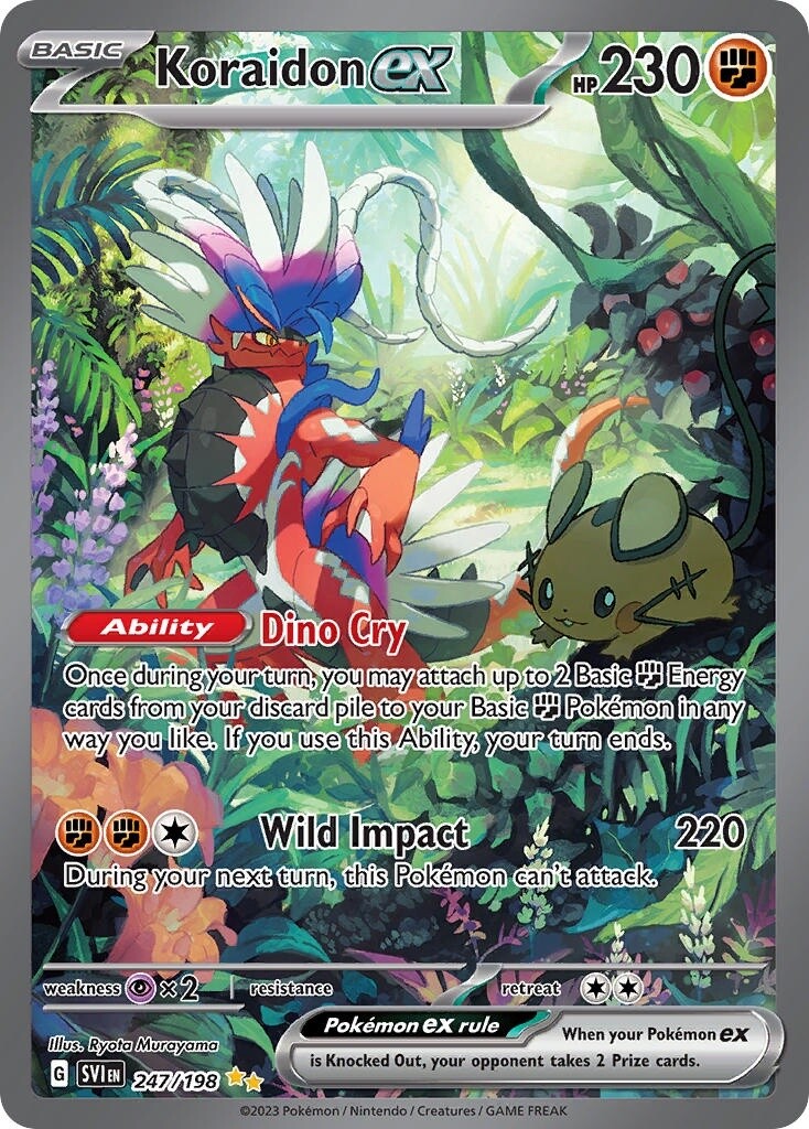 Koraidon ex - Special Illustration Rare - Scarlet &amp; Violet - 247