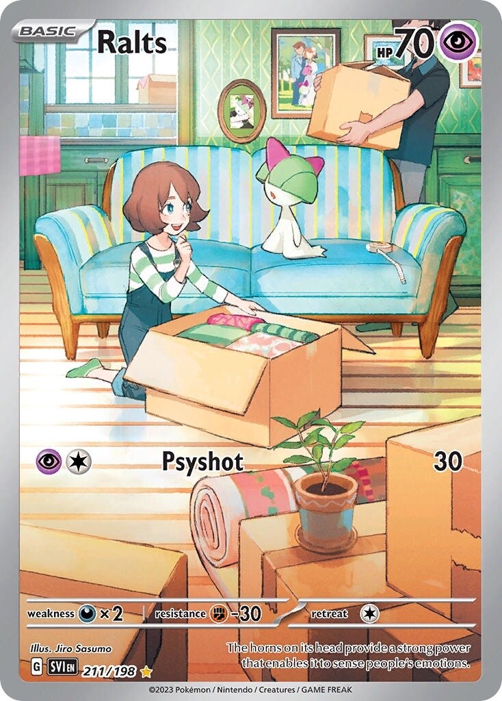 Ralts - Illustration Rare - Scarlet &amp; Violet - 211