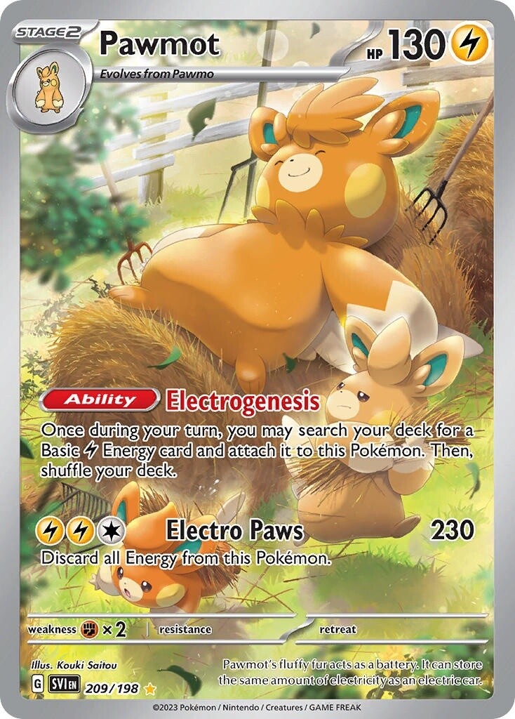 Pawmot - Illustration Rare - Scarlet &amp; Violet - 209