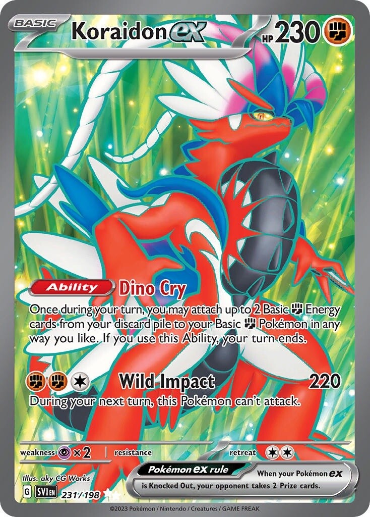 Koraidon ex - Ultra Rare - Scarlet &amp; Violet - 231
