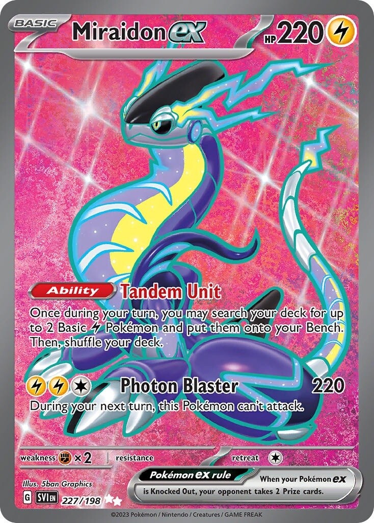 Miraidon ex - Ultra Rare - Scarlet &amp; Violet - 227
