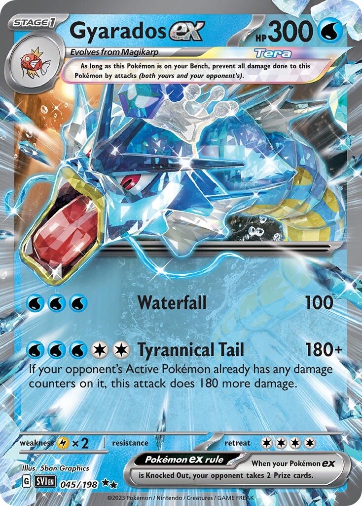 Gyarados ex - Double Rare - Scarlet &amp; Violet - 45