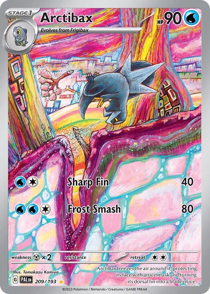 Arctibax - Illustration Rare - Paldea Evolved - 209