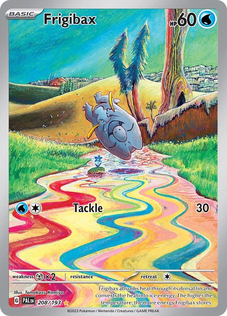 Frigibax - Illustration Rare - Paldea Evolved - 208