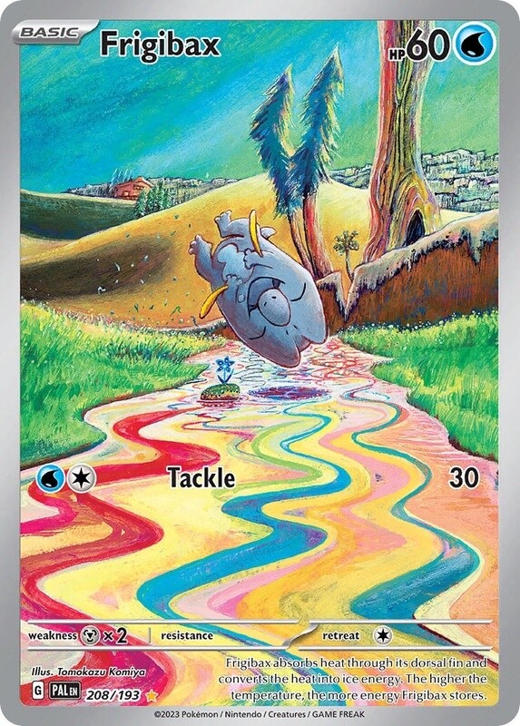 Frigibax - Illustration Rare - Paldea Evolved - 208