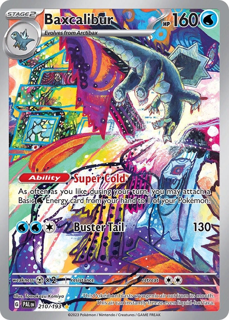 Baxcalibur - Illustration Rare - Paldea Evolved - 210
