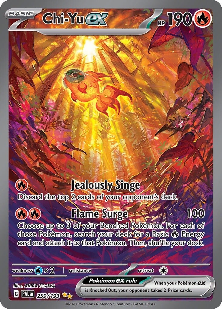 Chi-Yu ex - Special Illustration Rare - Paldea Evolved - 259