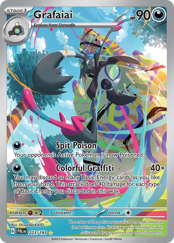 Grafaiai - Illustration Rare - Paldea Evolved - 223
