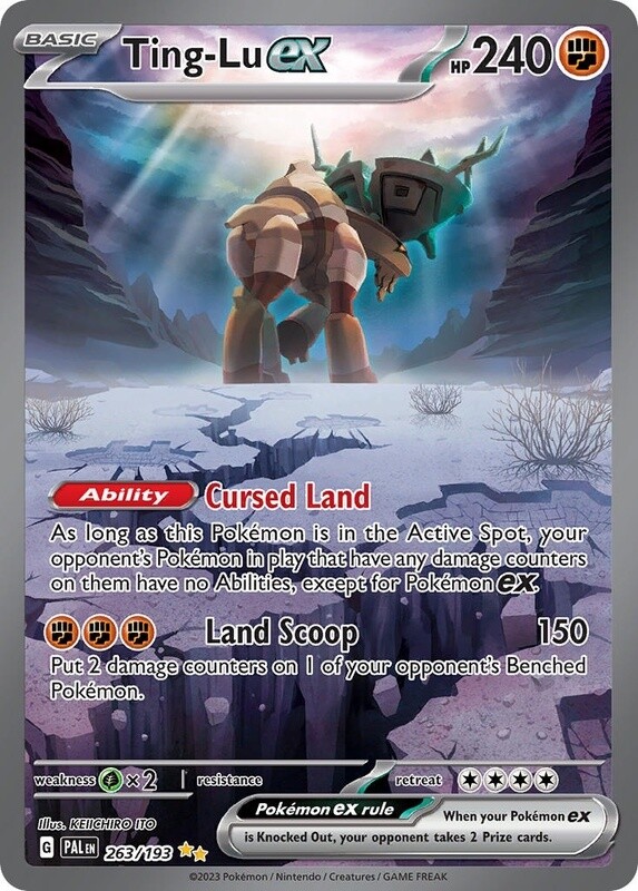 Ting-Lu ex - Special Illustration Rare - Paldea Evolved - 263