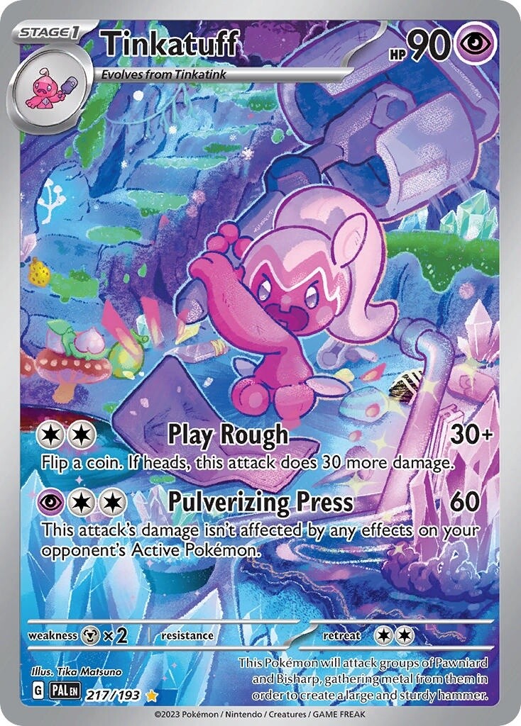 Tinkatuff - Illustration Rare - Paldea Evolved - 217