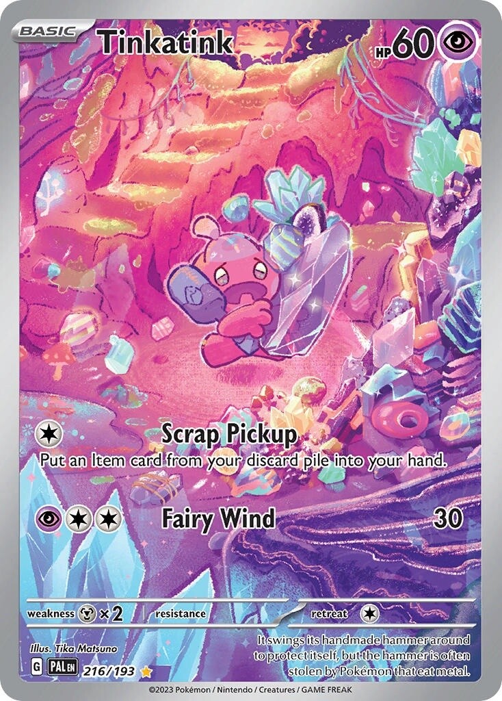 Tinkatink - Illustration Rare - Paldea Evolved - 216