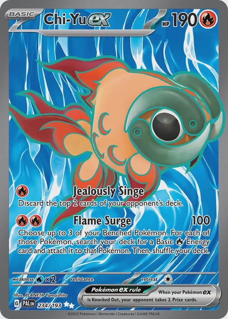 Chi-Yu ex - Ultra Rare - Paldea Evolved - 234