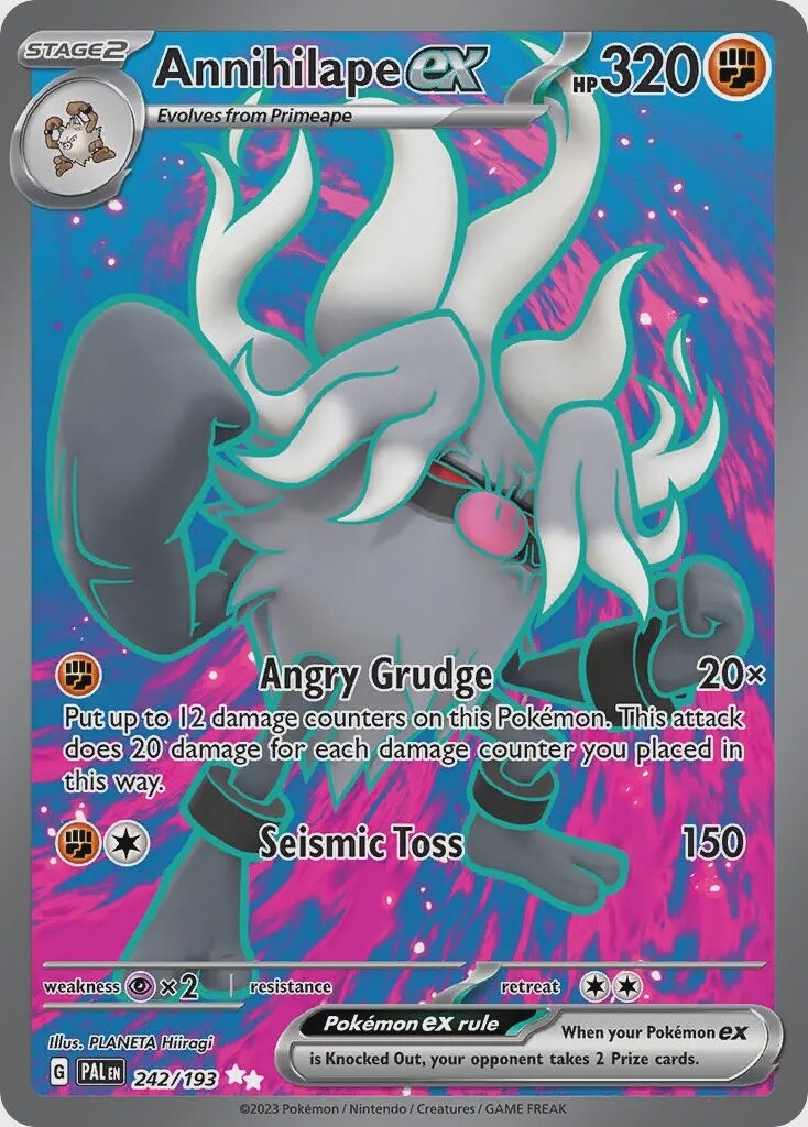 Annihilape ex - Ultra Rare - Paldea Evolved - 242