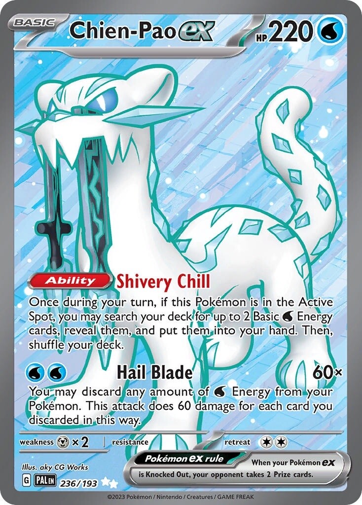 Chien-Pao ex - Ultra Rare - Paldea Evolved - 236