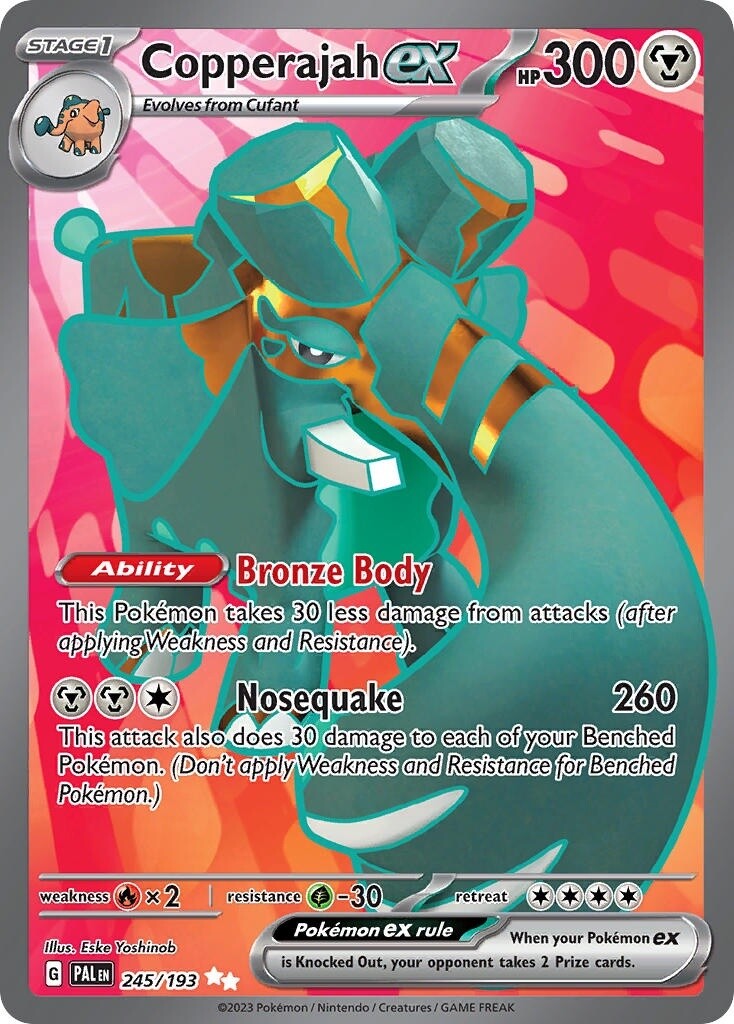 Copperajah ex - Ultra Rare - Paldea Evolved - 245