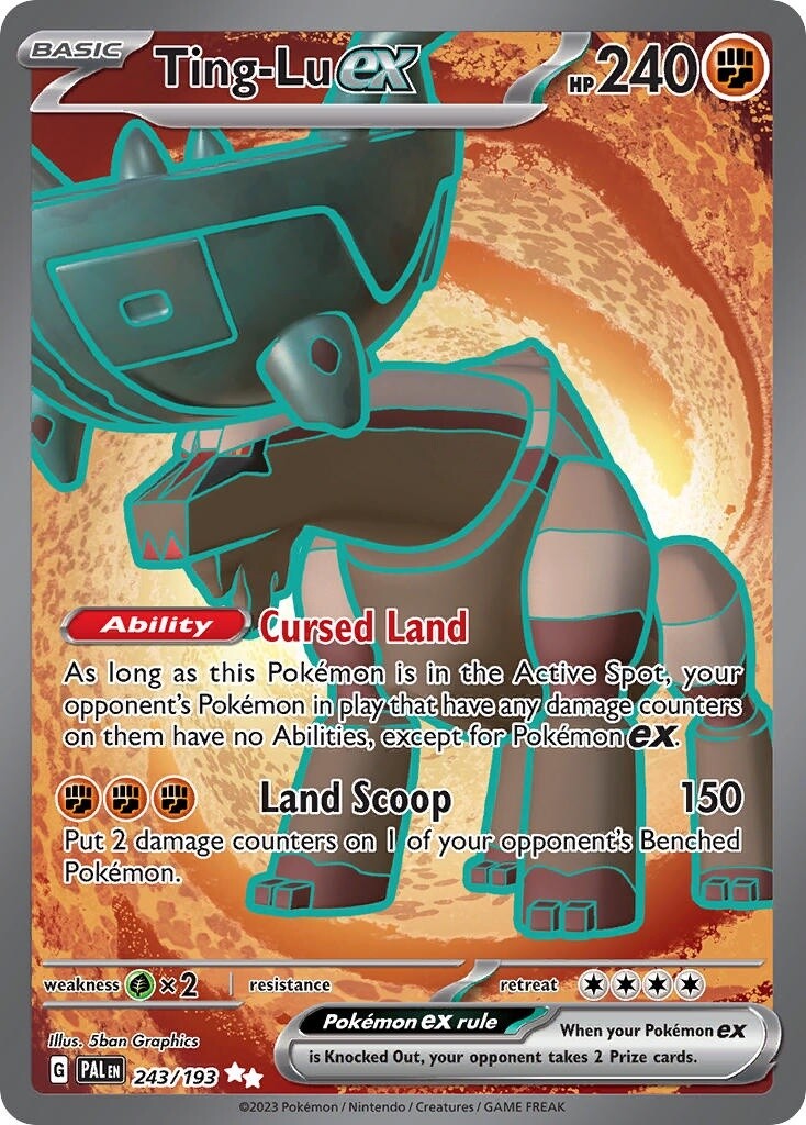 Ting-Lu ex - Ultra Rare - Paldea Evolved - 243