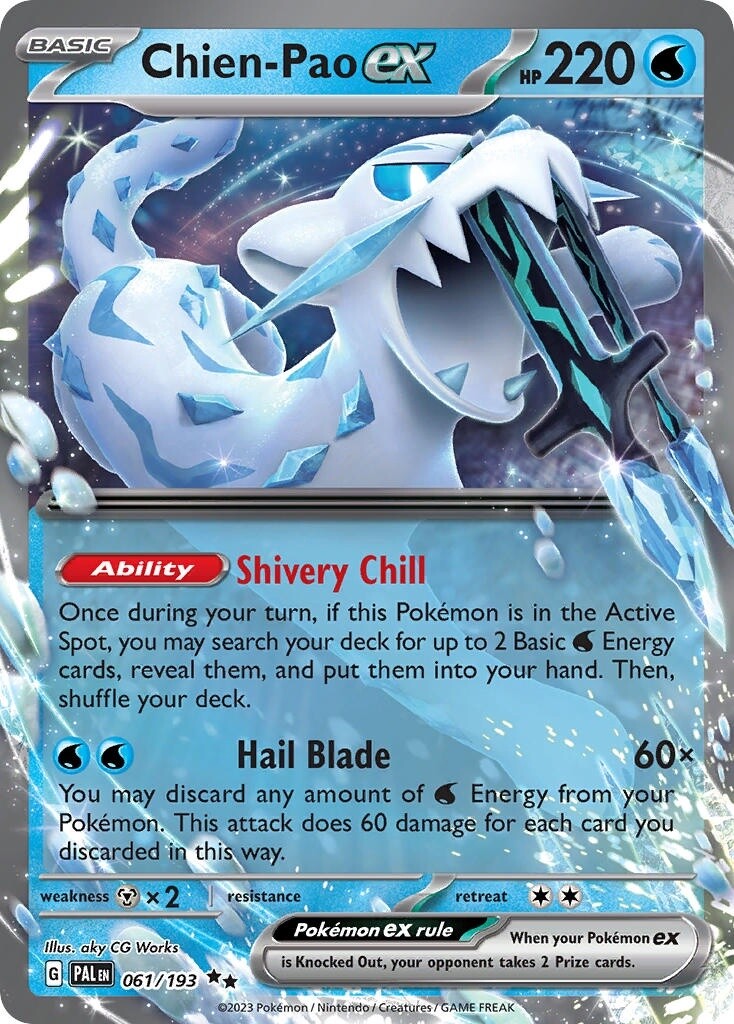 Chien-Pao ex - Double Rare - Paldea Evolved - 61