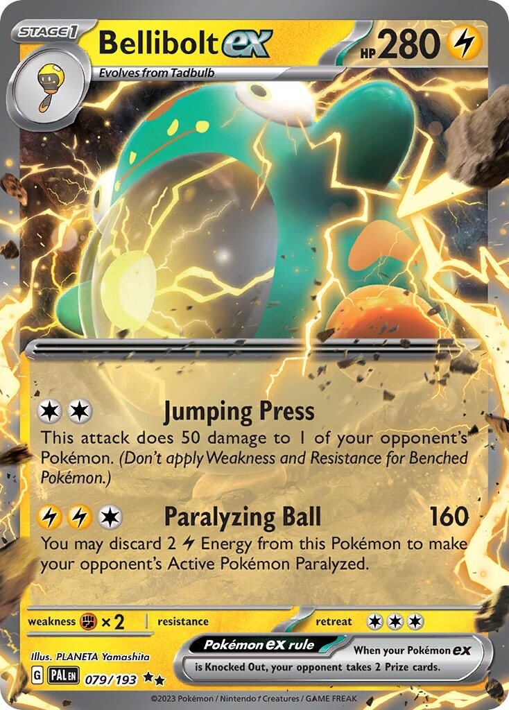 Bellibolt ex - Double Rare - Paldea Evolved - 79