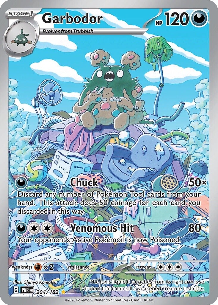 Garbodor - Illustration Rare - Paradox Rift - 204