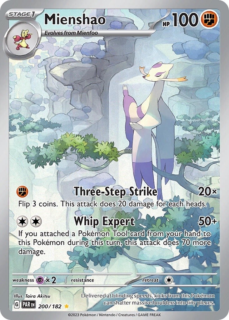 Mienshao - Illustration Rare - Paradox Rift - 200