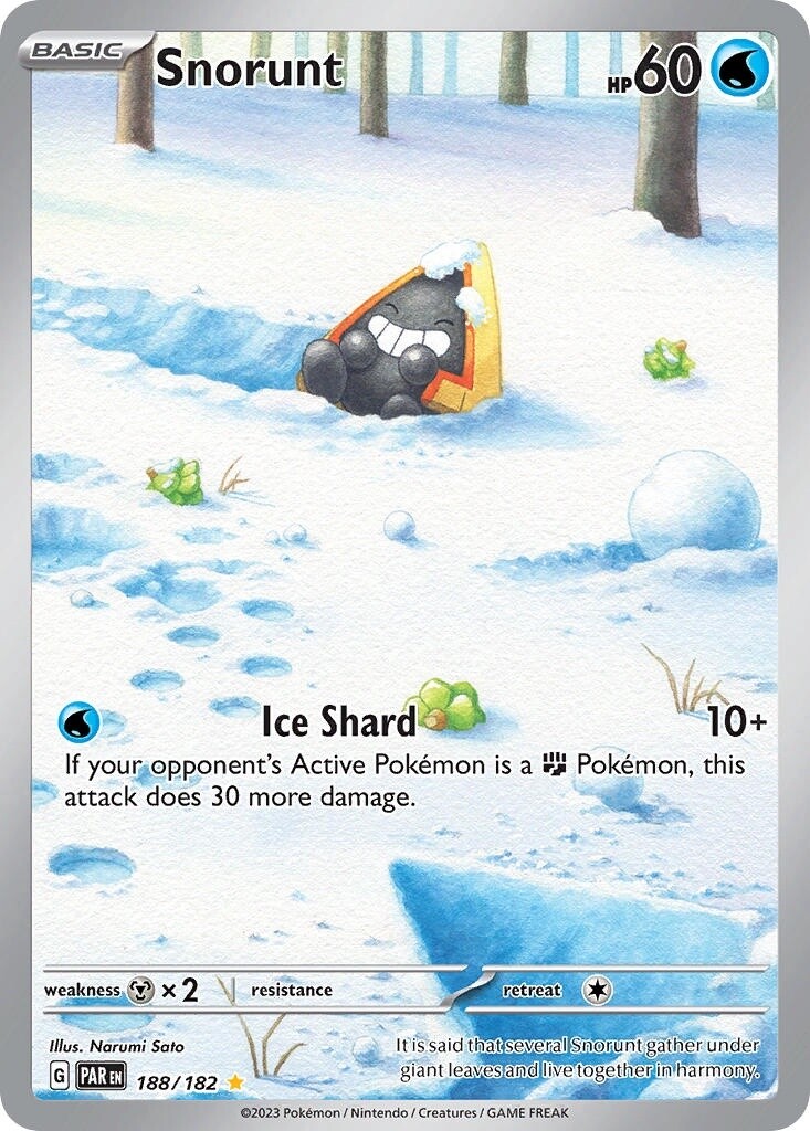 Snorunt - Illustration Rare - Paradox Rift - 188