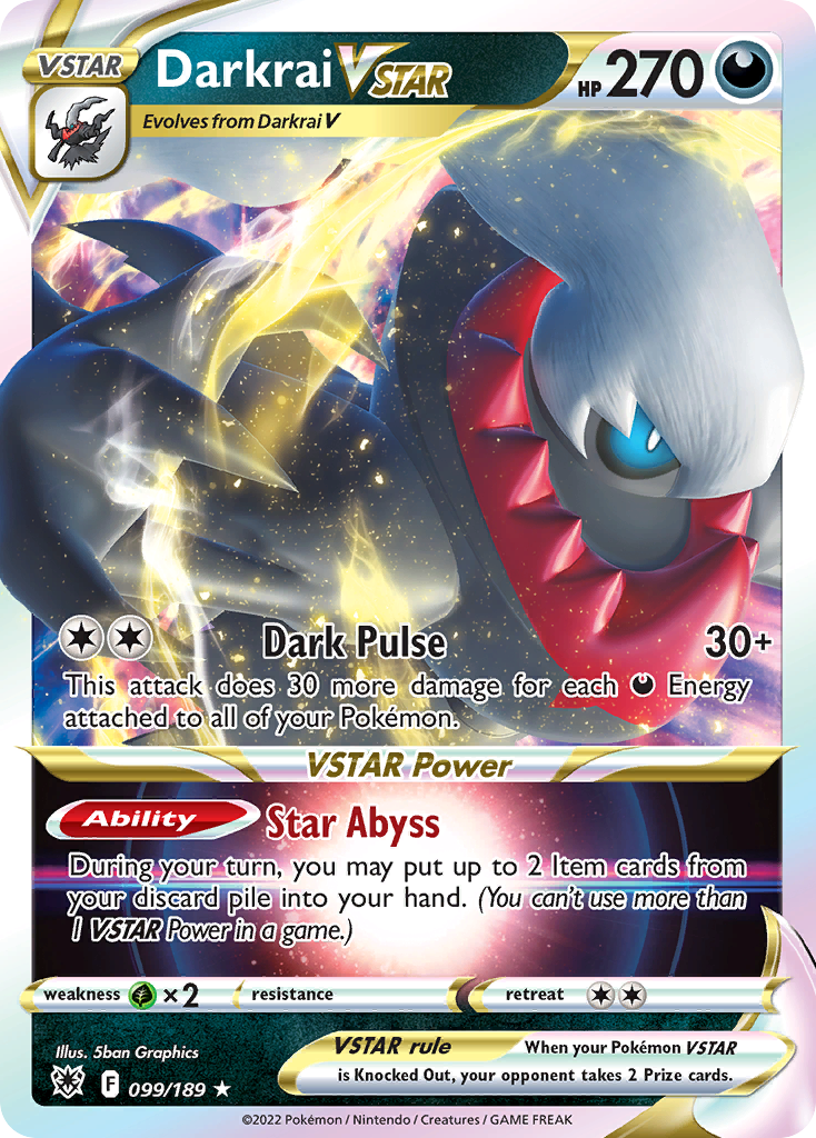 Darkrai VSTAR - Ultra Rare - Astral Radiance - 99