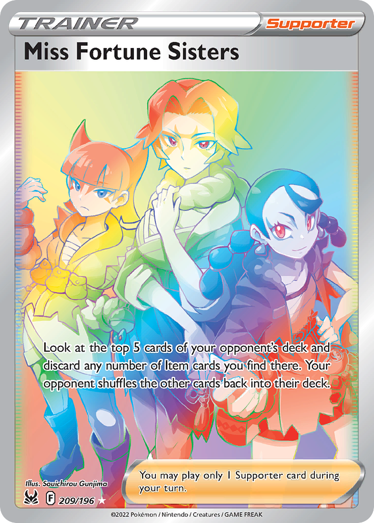 Miss Fortune Sisters - Secret Rare - Lost Origin - 209