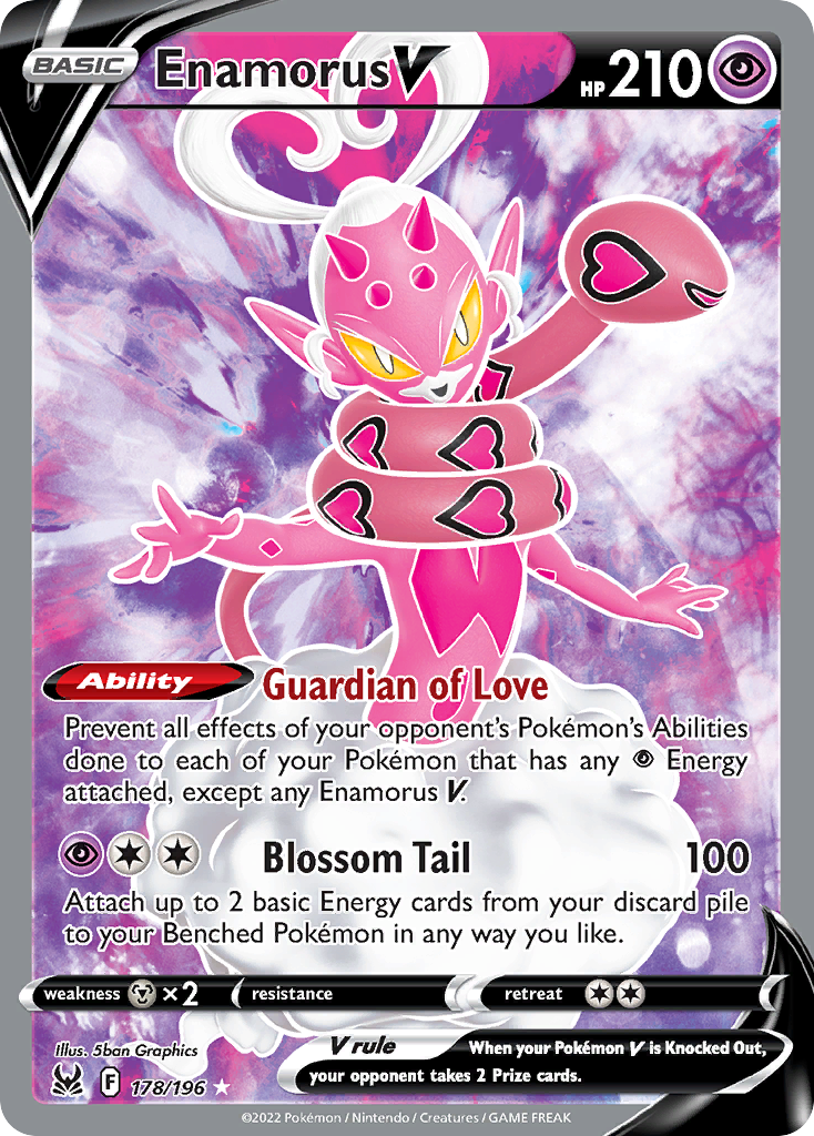 Enamorus V - Ultra Rare - Lost Origin - 178