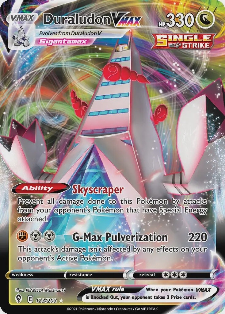 Duraludon VMAX - Ultra Rare - Evolving Skies - 123