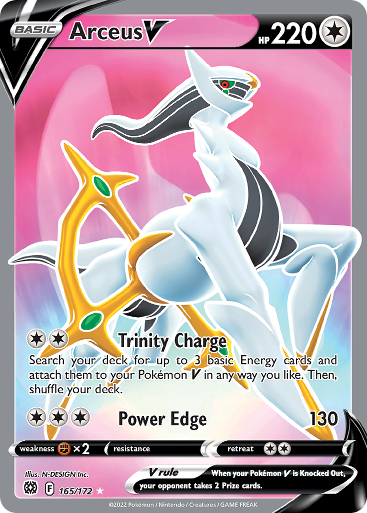Arceus V - Ultra Rare - Brilliant Stars - 165