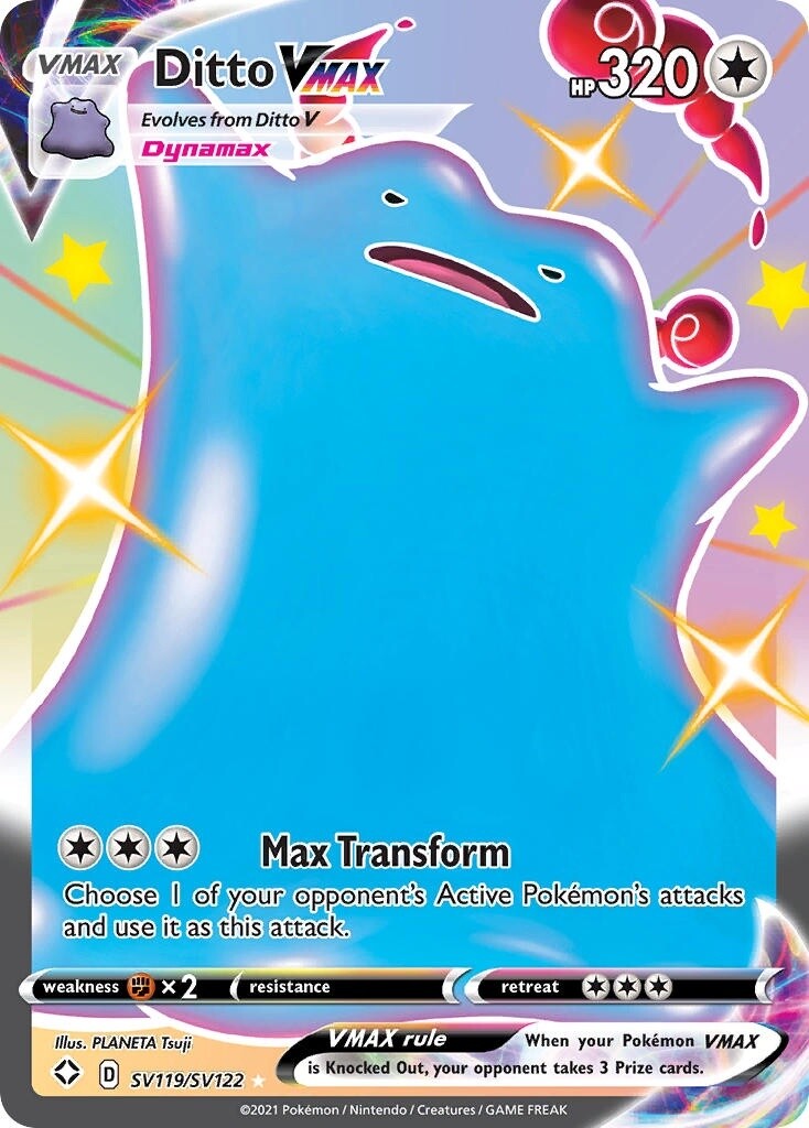 Ditto VMAX - Secret Rare - Shining Fates - SV119