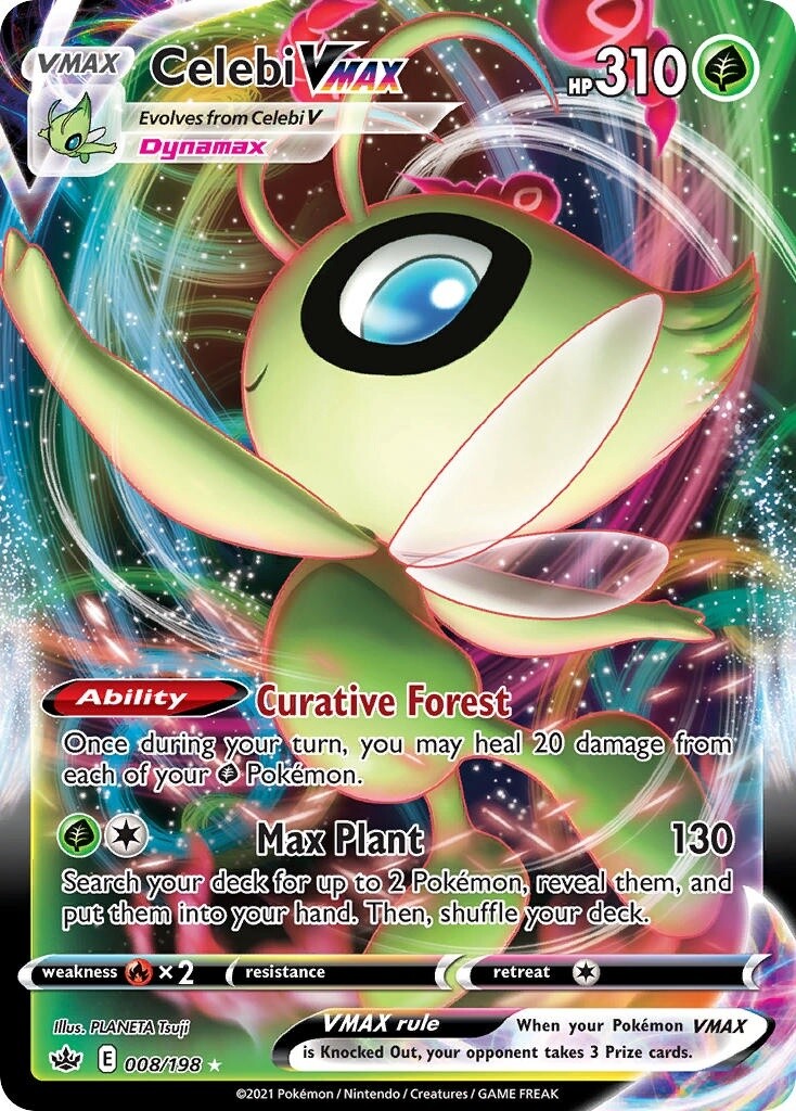 Celebi VMAX - Ultra Rare - Chilling Reign - 8