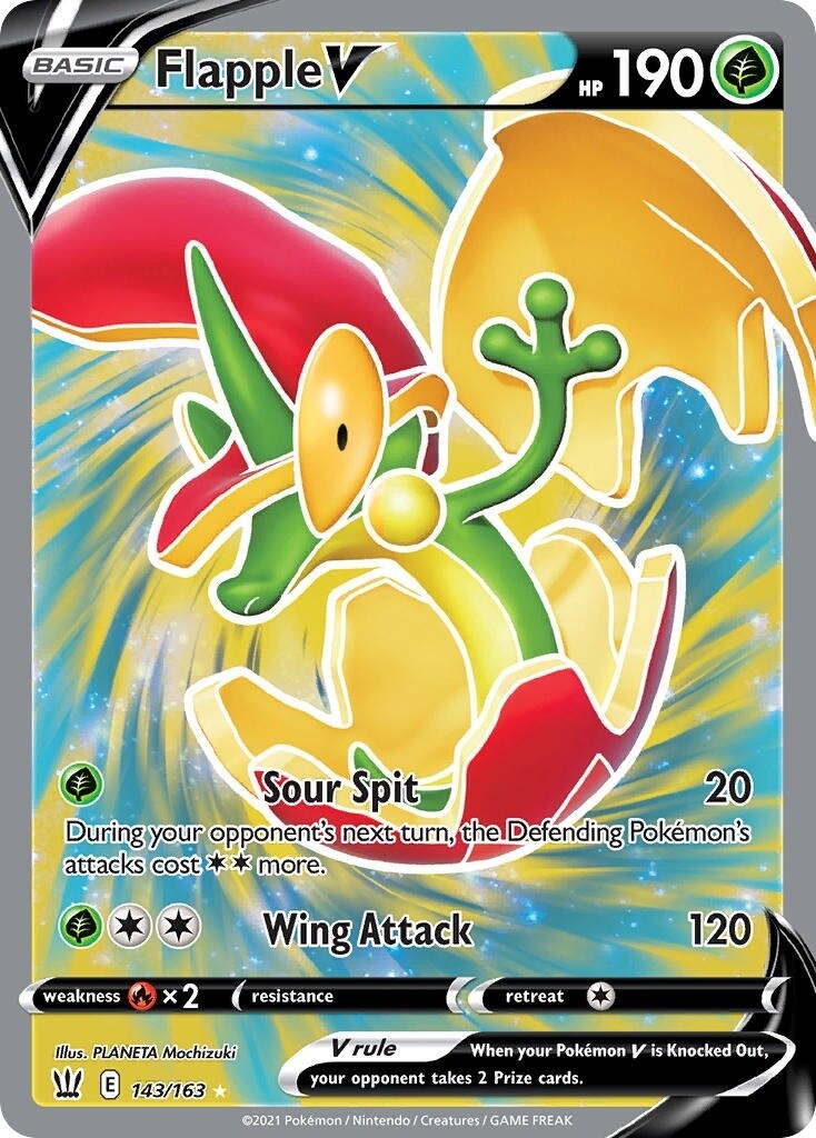 Flapple V - Ultra Rare - Battle Styles - 143